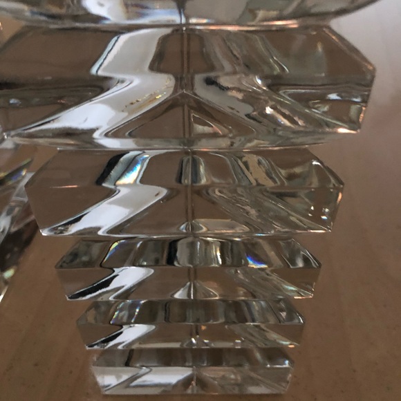 Crystal Ridel candlesticks - Picture 5 of 6